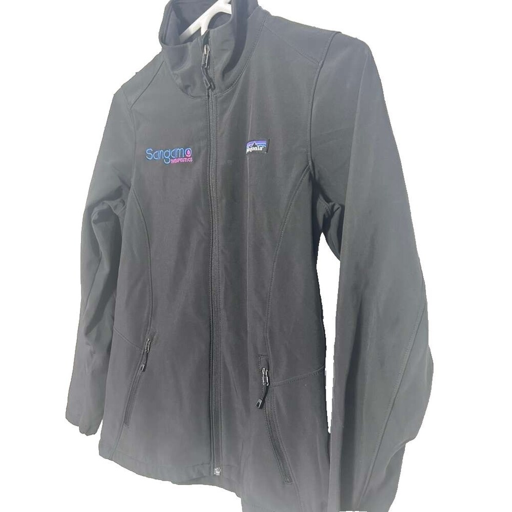Patagonia Full Zip Jacket Women Size XS Black Soft Shell Outdoor - Picture 2 of 6